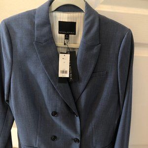 Banana Republic 2 Piece Blazer Pant Suit Sz 10 NWT